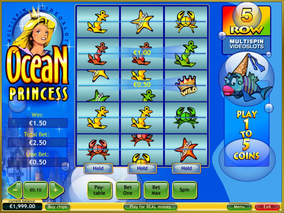 ocean princess slot